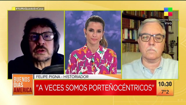 Felipe Pigna analiza la situación del país con datos y nombres importantes de la historia argentina