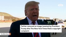 Image Deleted From Trump's Tweet After NYT Complaint