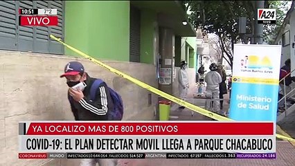 Así se realizó el operativo Detectar en Parque Chacabuco