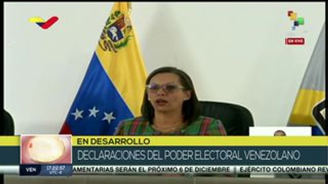 Venezuela: CNE convoca a elecciones parlamentarias el 6 de diciembre