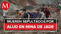 Alud de tierra deja al menos 113 muertos en una mina en Birmania