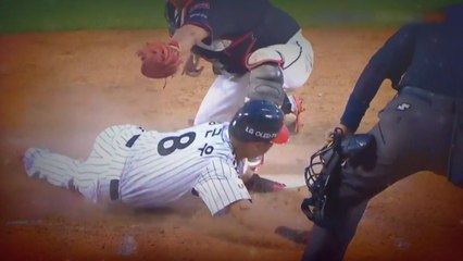 [영상] 자유형 슬라이딩?...정근우의 환상적인 홈 태그 / YTN