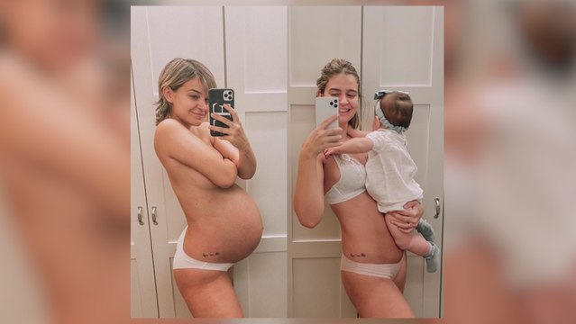 Laura Escanes celebra que Roma cumple nueve meses