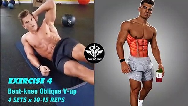 7 ejercicios abdominales de 6 PACK efectivos en casa para culturistas - 7 effective 6-pack abdominal exercises at home for bodybuilders
