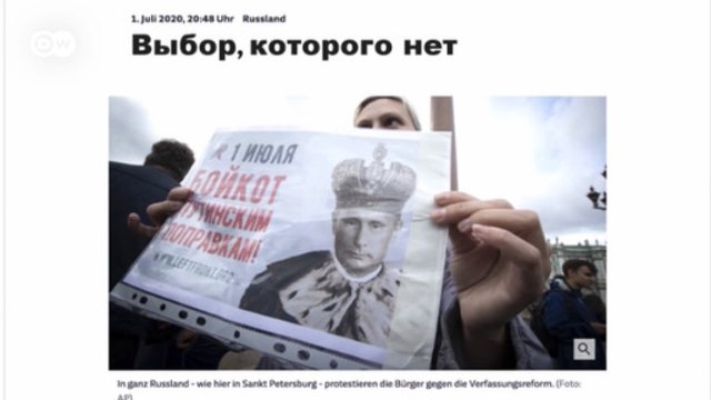 Как Путин решил проблему 2024 , или Что еще пишут СМИ в ФРГ о голосовании по поправкам (02.07.2020)