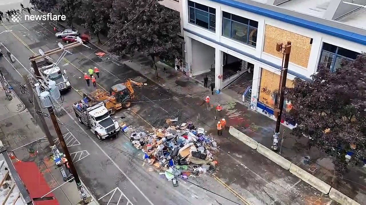 Seattle authorities remove remnants of autonomous zone 'CHOP'