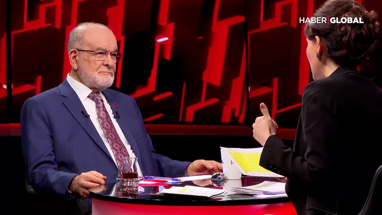 Saadet Partisi lideri Temel Karamollaoğlu Jülide Ateş'in sunduğu 40 programında