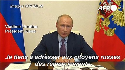 Référendum: Poutine remercie les Russes après le vote sur la constitution