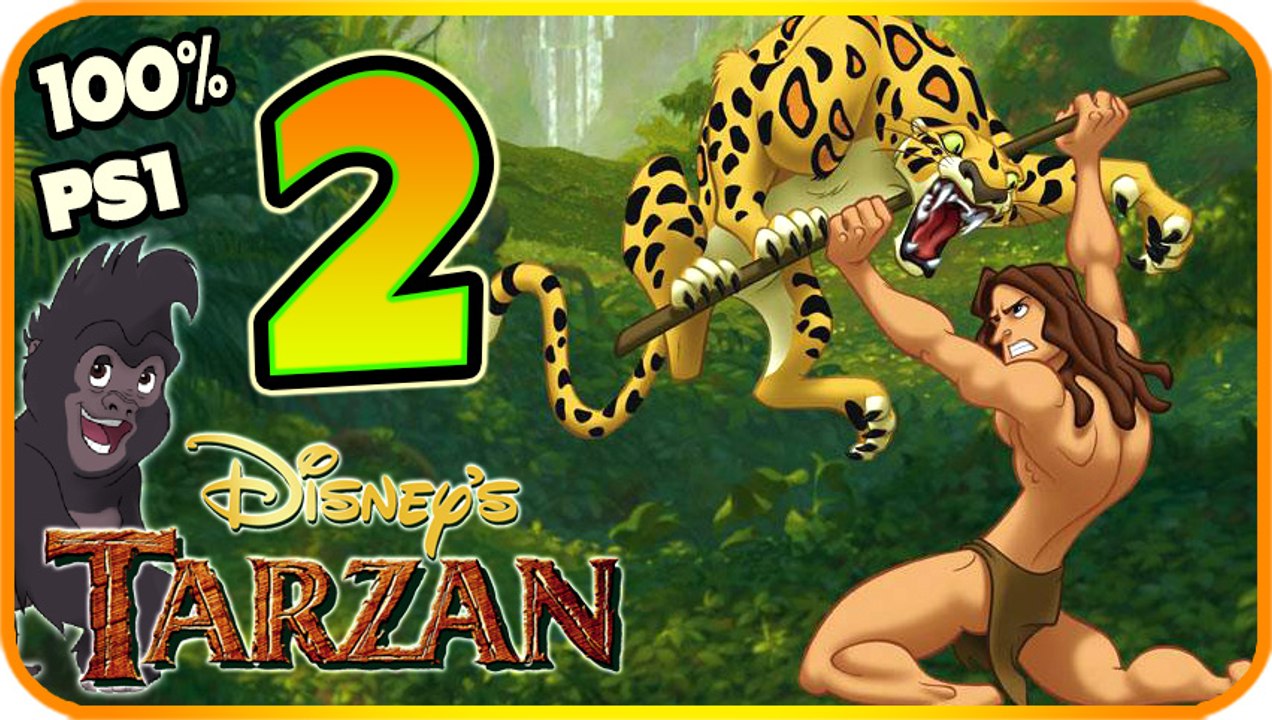 Tarzan Walkthrough Part 2 - 100% (PS1, N64, PC) Going Ape