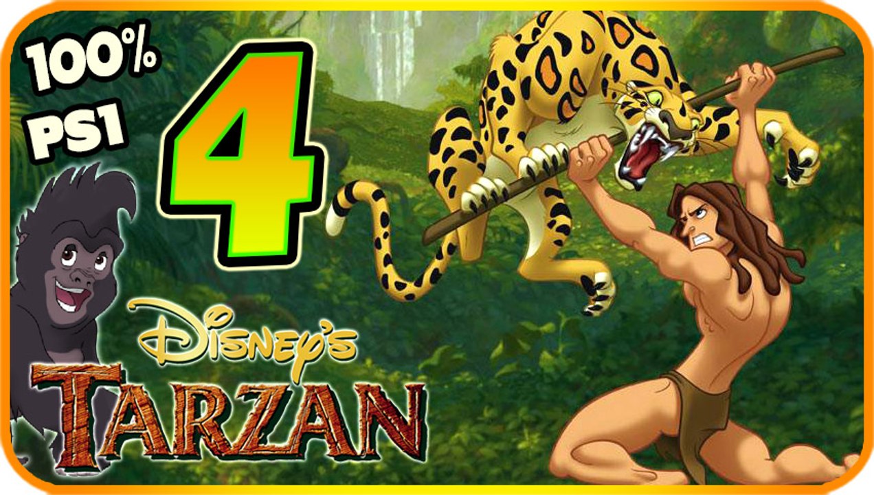 Tarzan Walkthrough Part 4 - 100% (PS1, N64, PC) Stampede & Coming of Age