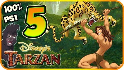 Tarzan Walkthrough Part 5 - 100% (PS1, N64, PC) Sabor Attacks