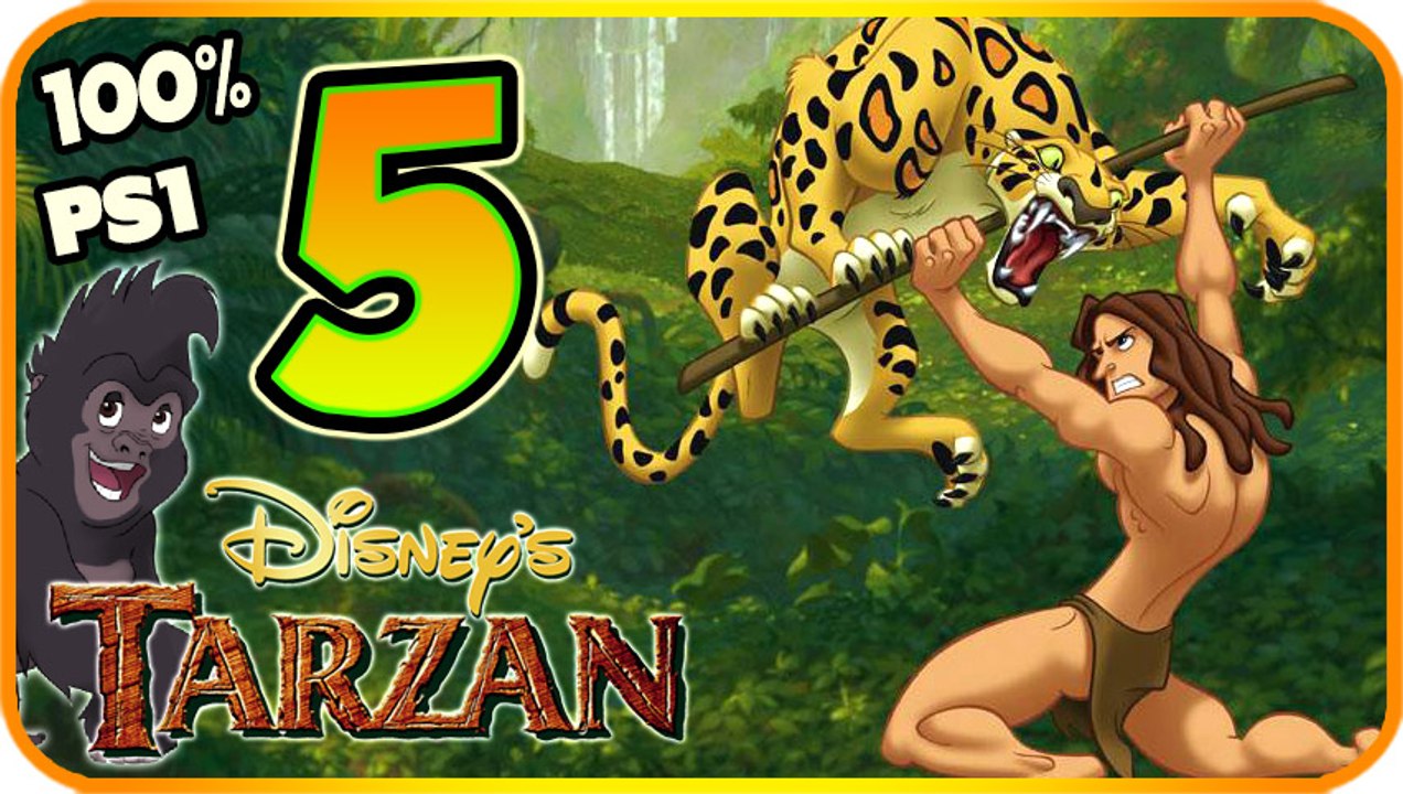 Tarzan Walkthrough Part 5 - 100% (PS1, N64, PC) Sabor Attacks