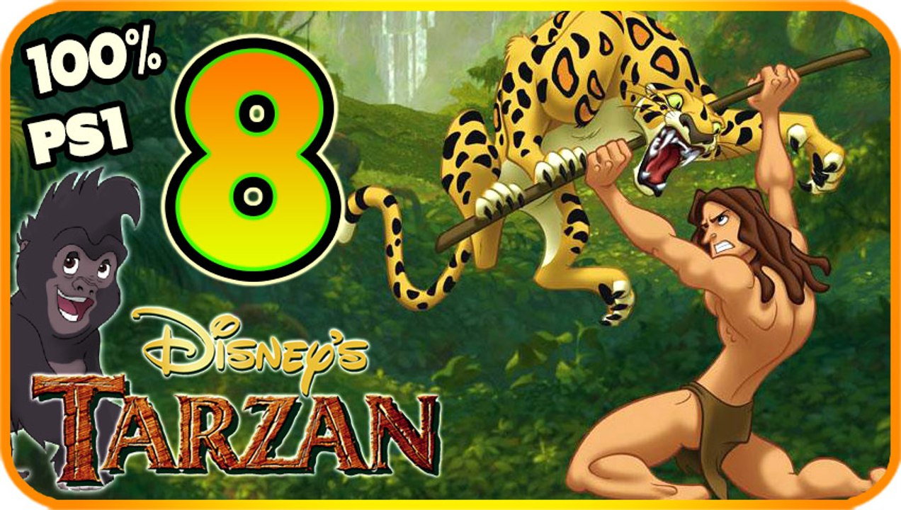 Tarzan Walkthrough Part 8 - 100% (PS1, N64, PC) Journey to the Treehouse