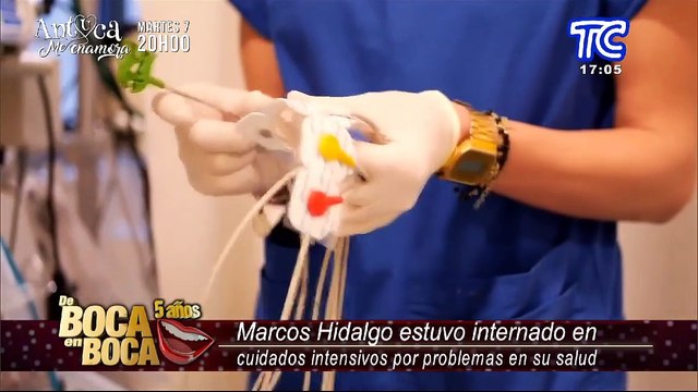 El periodista Marcos Hidalgo estuvo internado en cuidado intensivos por problemas en su salud