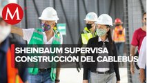 Línea 1 de Cablebús avanza 75% en construcción; prevén inauguración en diciembre