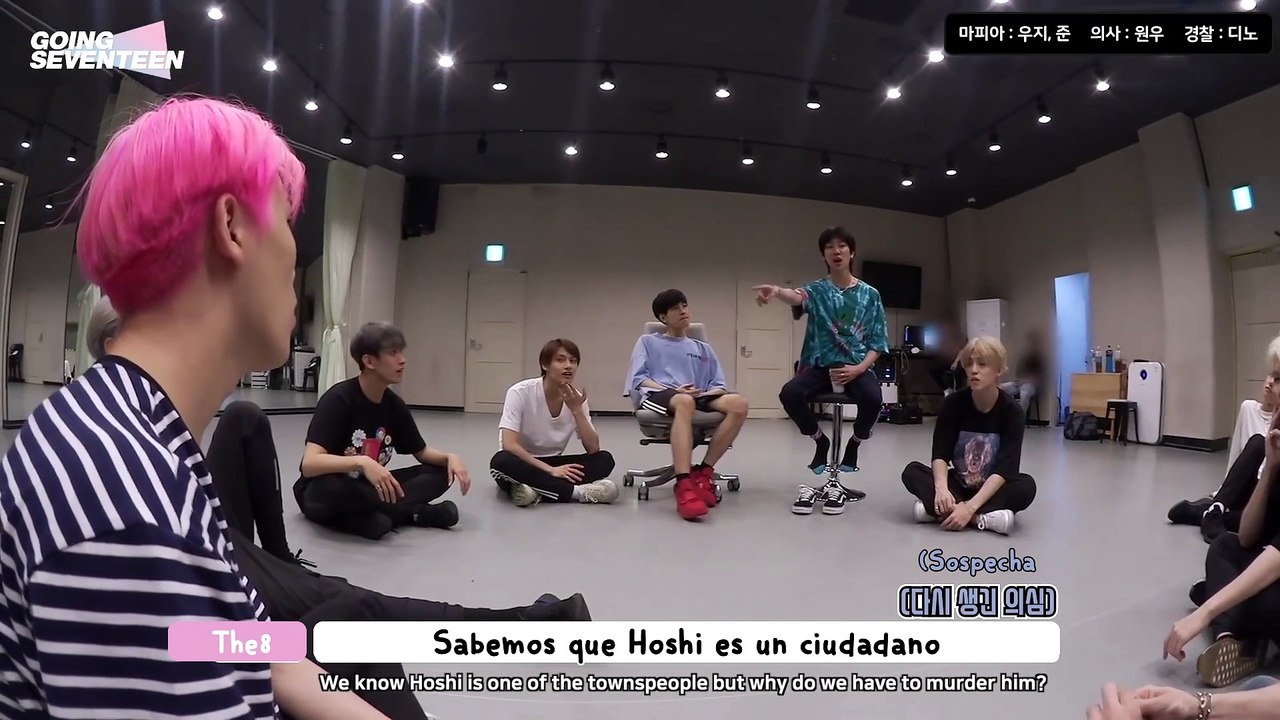 [SUB ESPAÑOL] SEVENTEEN JUGANDO AL JUEGO DE LA MAFIA (going seventeen cut)