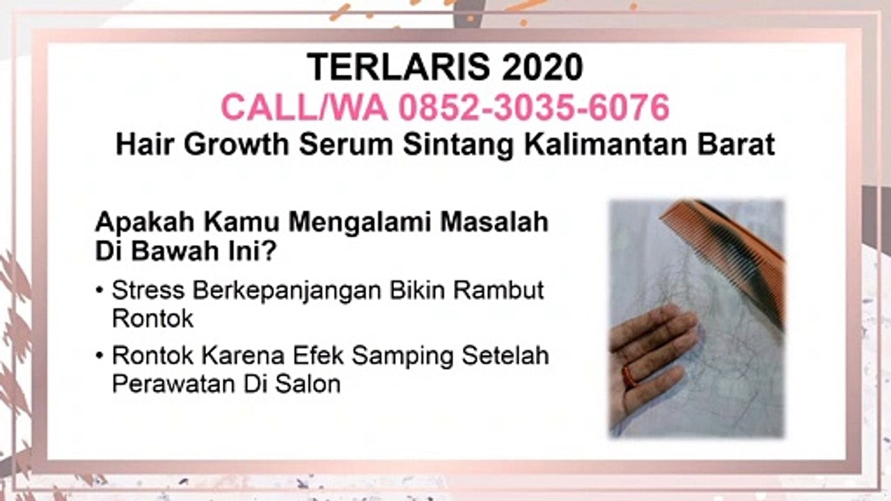 PALING AMPUH, CALL/WA 0852-3035-6076, Hair Serum Sintang Kalimantan Barat