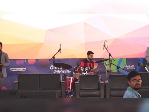 Hosting Time at 18th Foundation Anniversary of Daffodil International University