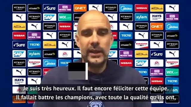 Guardiola : je suis très heureux