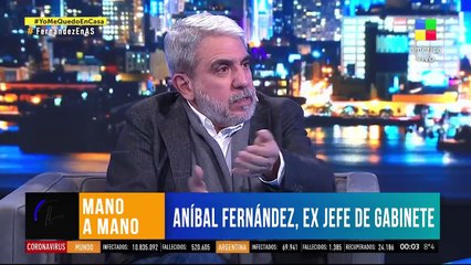 Anibal Fernández: "Macri no puede no conocer toda esa red de espías"