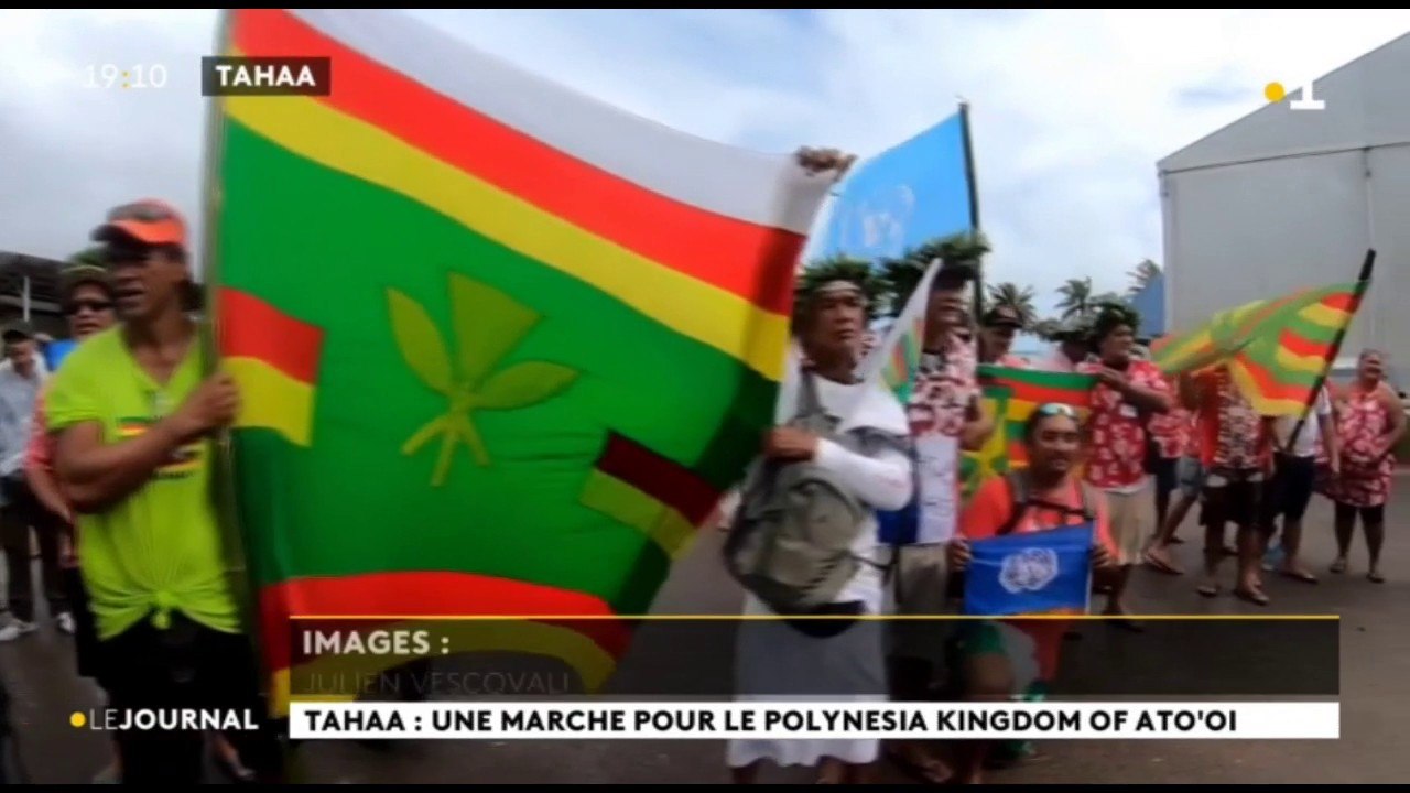Tahaa : une marche pour le polynesia Kingdom