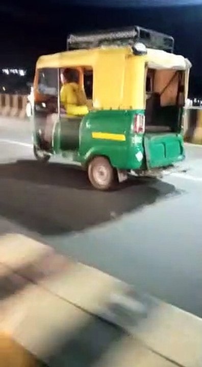 Live accident while driving at wrong side