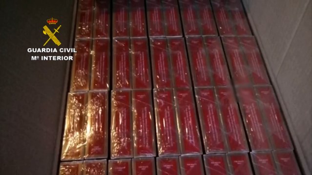Tres detenidos en Montalbán con 8.000 paquetes de tabaco de contrabando