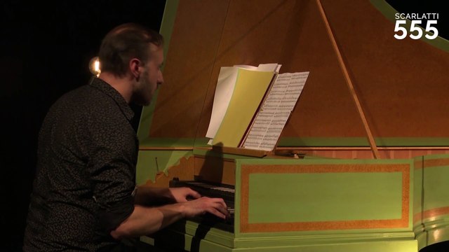 Domenico Scarlatti : Sonate pour clavecin en Fa Majeur K 276 LS 20 : Allegro (Bertrand Cuiller) - #Scarlatti555