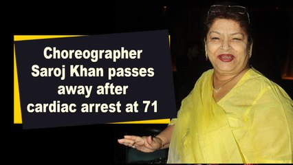 With Saroj Khan's demise Hindi cinema has lost its 'adaa', mourn celebs