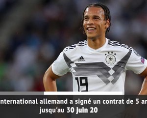 Bayern - Sané signe pour 5 ans (officiel)