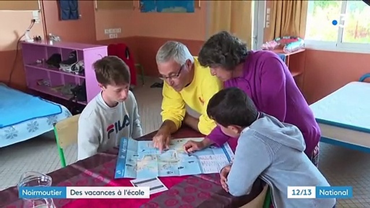 Vendée : des vacances dans une école à Noirmoutier