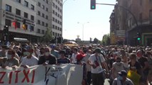 Manifestación contra el cierre de Siemens-Gamesa en Aoiz