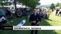 Homenaje a las víctimas del genocidio de Srebrenica