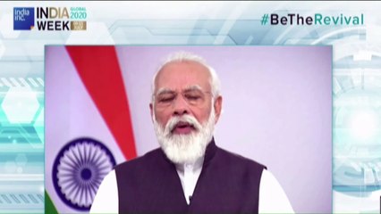 PM Modi's | inaugural address | at India Global Week | in the UK via VC |