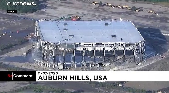 Le mythique Palace d'Auburn Hills réduit en poussière