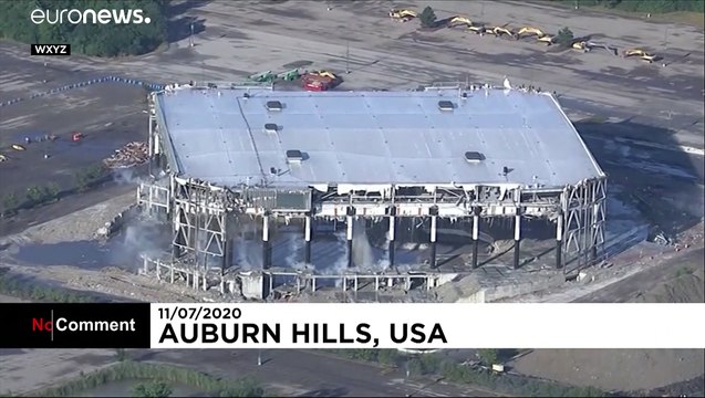 Le mythique Palace d'Auburn Hills réduit en poussière