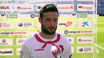 Declaraciones de José Arnaiz, autor del gol del triunfo rojillo sobre el Celta en Pamplona