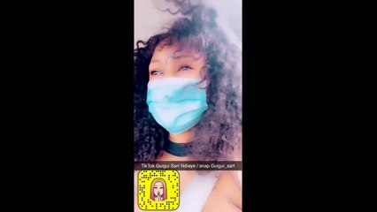 Guigui Sarr sensiblise sur le port de masques