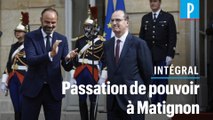 [INTEGRAL] La passation de pouvoir entre Edouard Philippe et Jean Castex