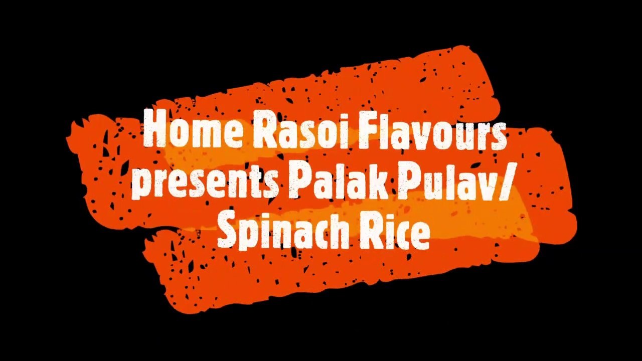 Palak Pulao_ Spinach Pulav_ _Spinach Rice_Green Rice_Palak Pulav_Healthy Palak Pulao_