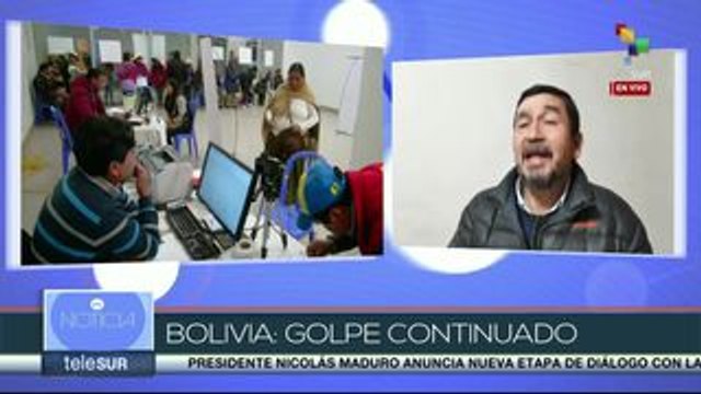 Bolivia: Gob. de facto, obstinado en sacar de carrera electoral al MAS