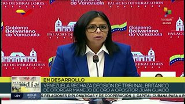 Gob. Venezuela condena decisión de Reino Unido sobre oro bolivariano