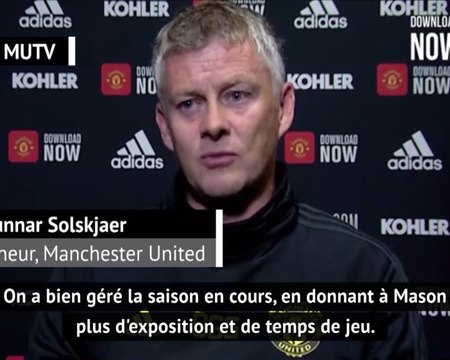 33e j. - Solskjaer sur la pépite Greenwood : Il n'a aucune limite