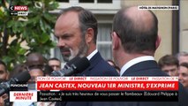 Jean Castex remplace Edouard Philippe à Matignon   « Je mesure, cher Edouard, l’émotion qui est la vôtre dans la solennité de cet instant, comme chacun imagine la mienne  »