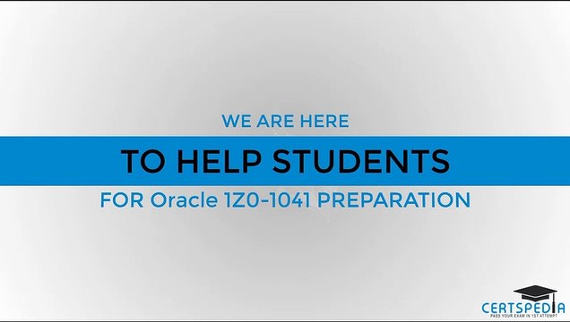 Valid Oracle 1Z0-1041 Dumps | Updated 1Z0-1041 Exam Questions