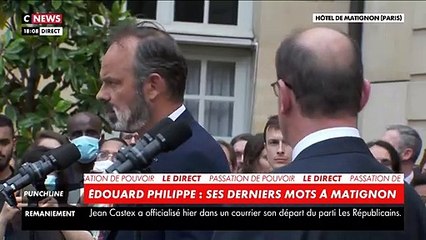 Edouard Philippe à Jean Castex « Notre pays a besoin d’un esprit ouvert et d’une main ferme et je pense que vous avez cet esprit »