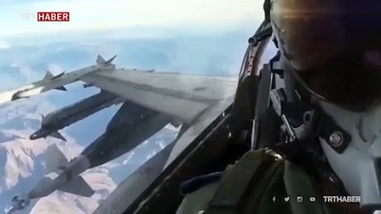 Irak'ın kuzeyinde terör yuvaları F-16'larla vuruldu