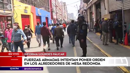 Edición Mediodía: Larga fila de compradores en la zona de Mesa Redonda