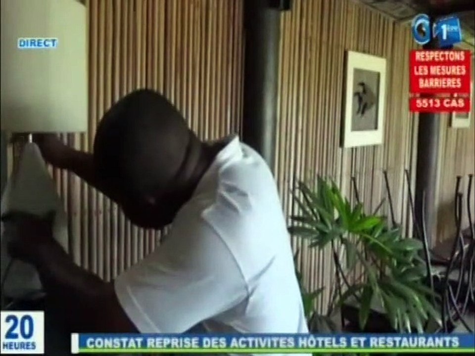 RTG/ Constat sur la réouverture des hôtels et restaurants avec terrasse à Libreville