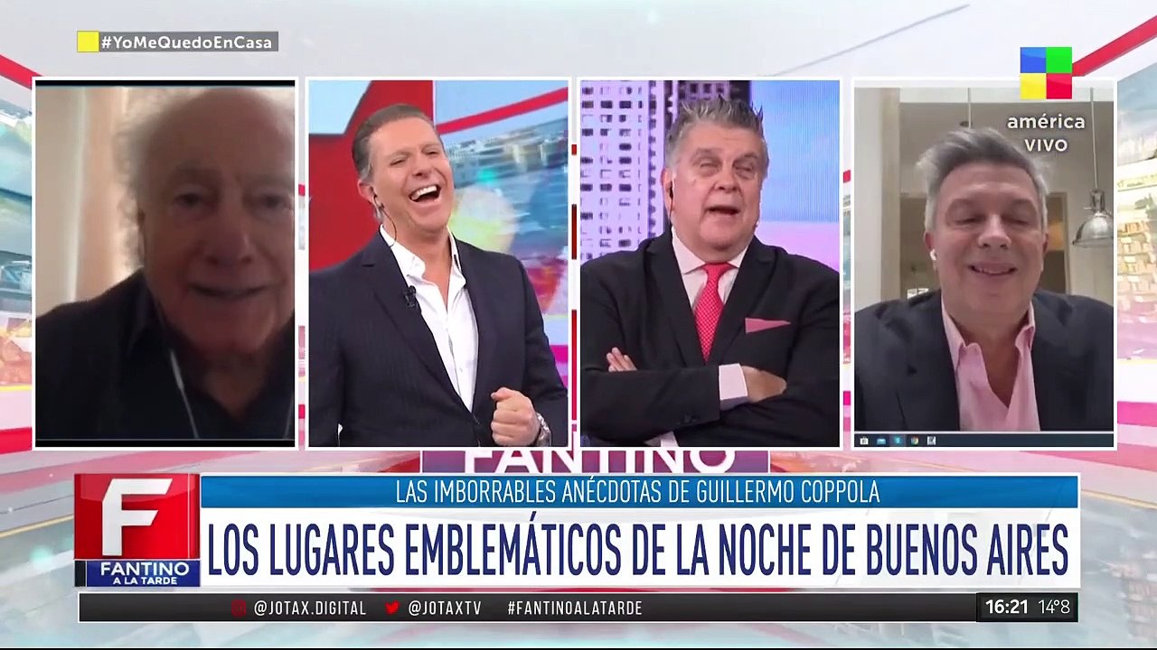 Las imborrables anécdotas de Guillermo Coppola en Fantino a la Tarde